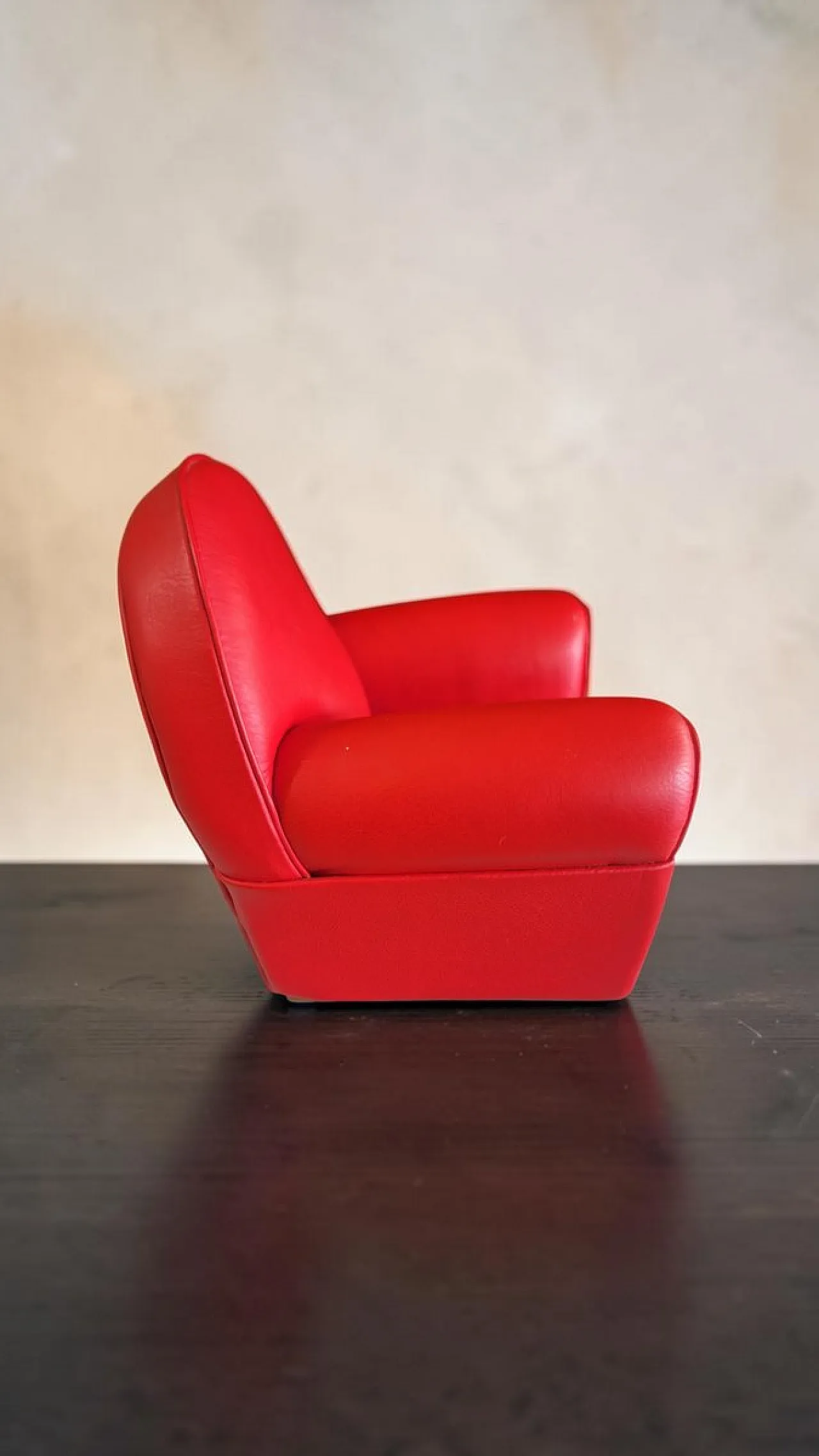 Miniature Vanity Fair armchair by Poltrona Frau, 1990s 3
