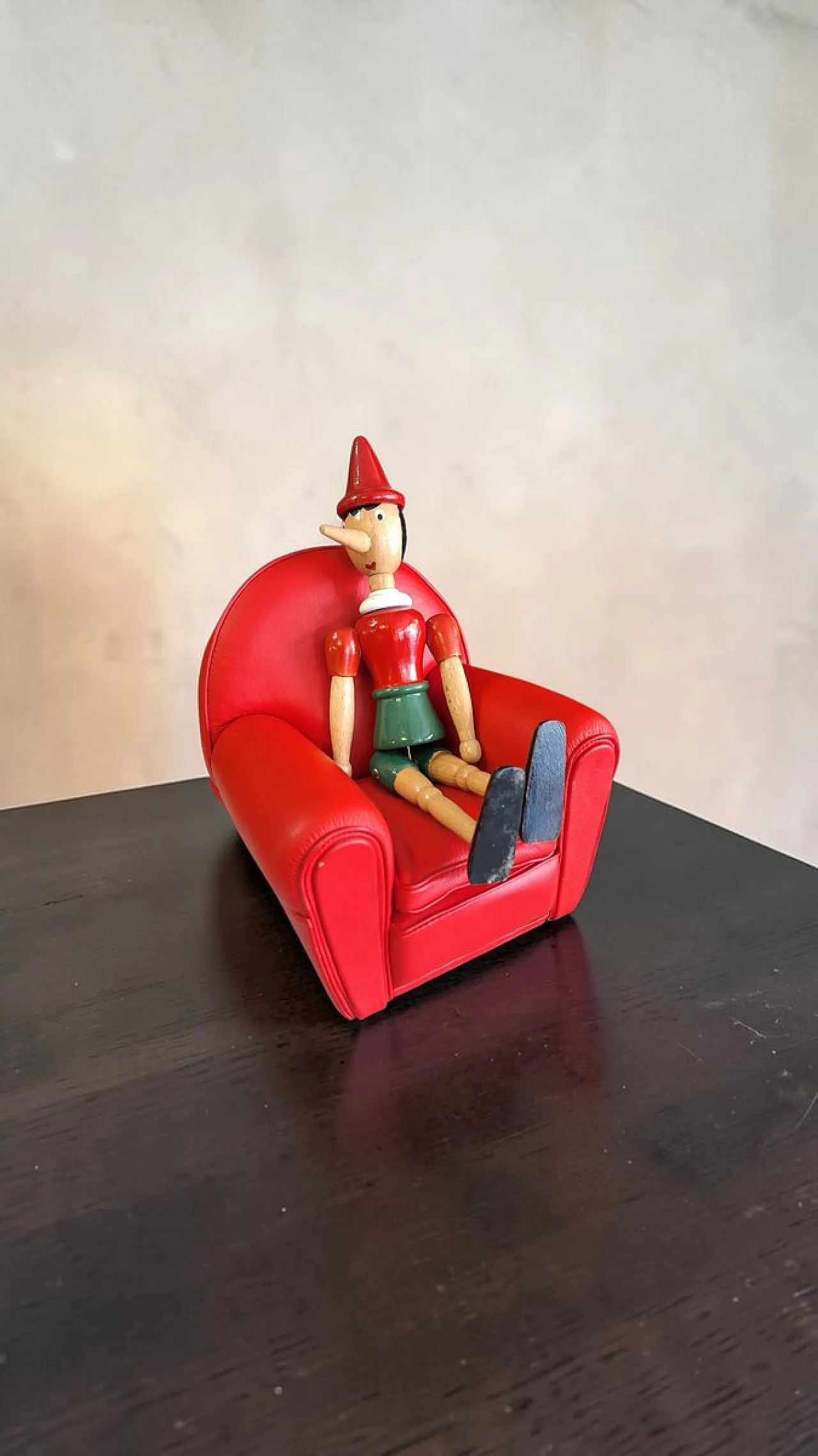 Miniature Vanity Fair armchair by Poltrona Frau, 1990s 5