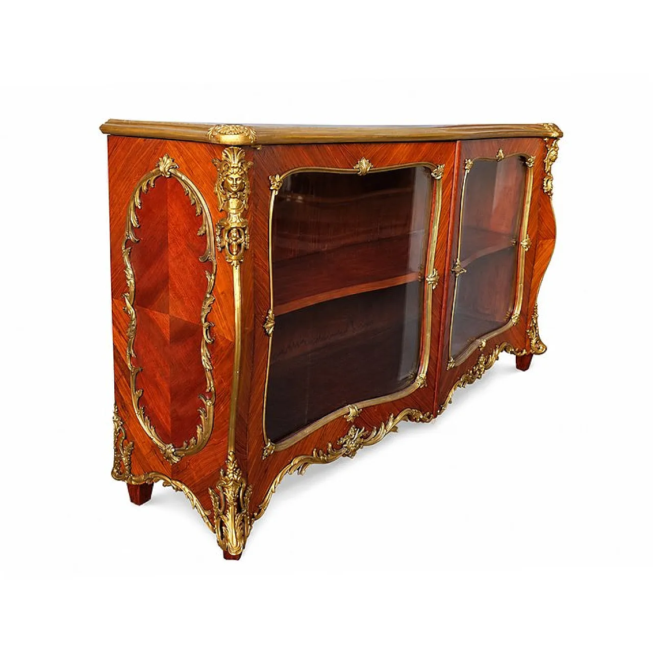 Wooden sideboard with gilded bronze applications, 19th century 5
