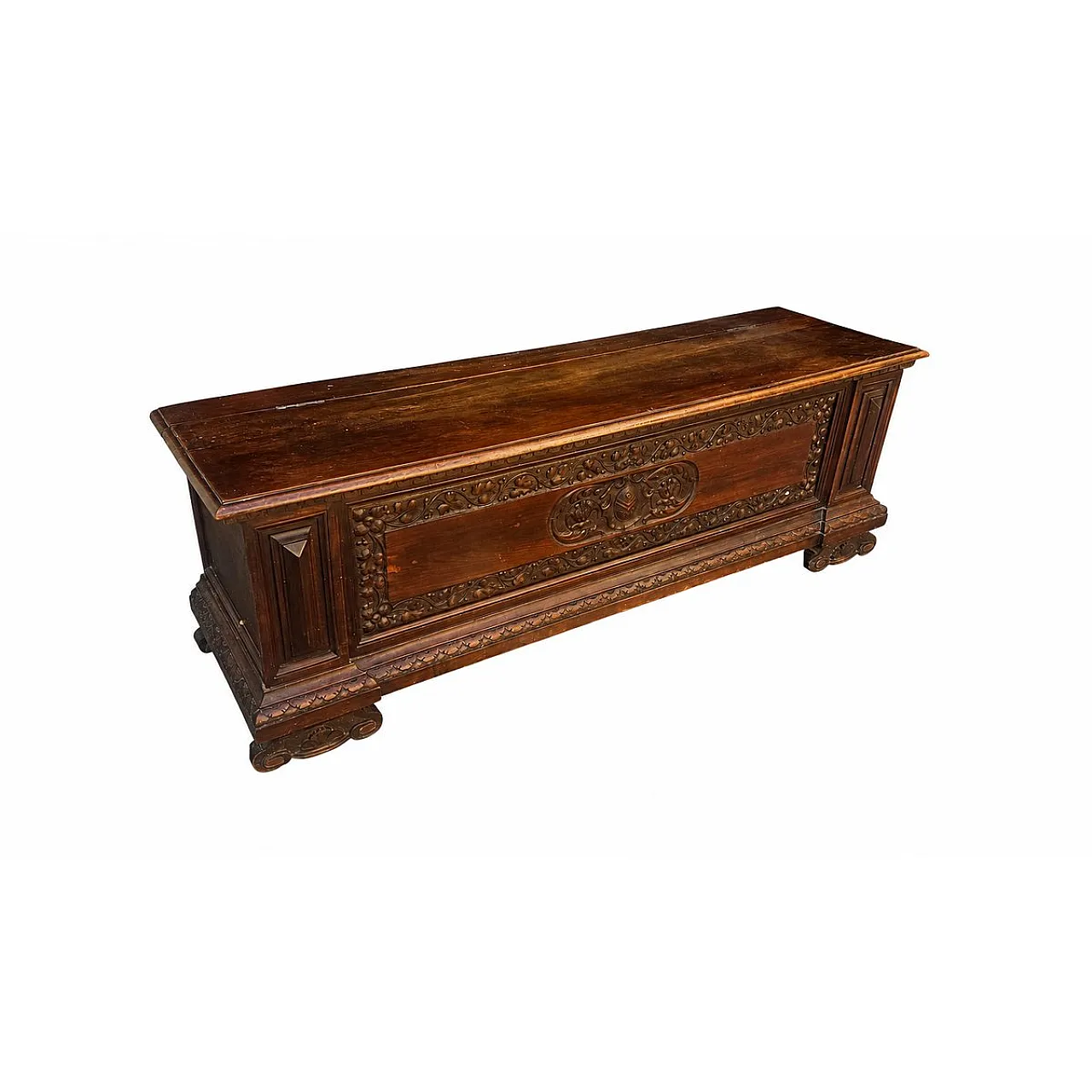 Neo-Renaissance carved chest, 19th century 6