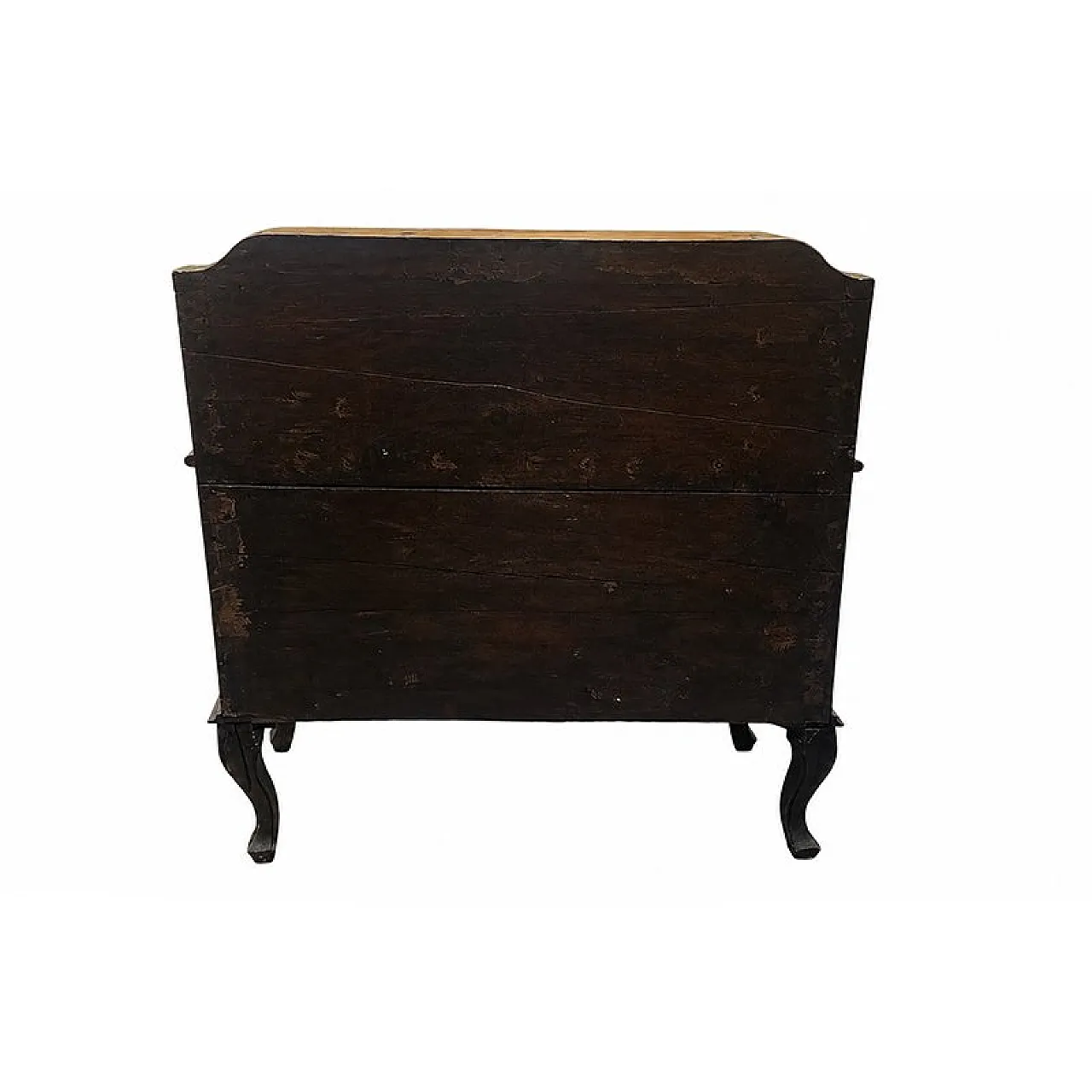 Walnut burl chest of drawers, 19th century 11