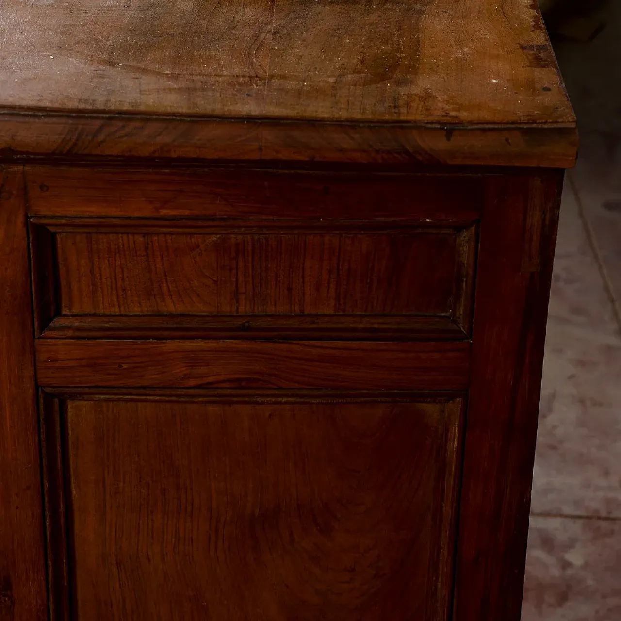 Rustic solid wood credenzina, early 20th century 10