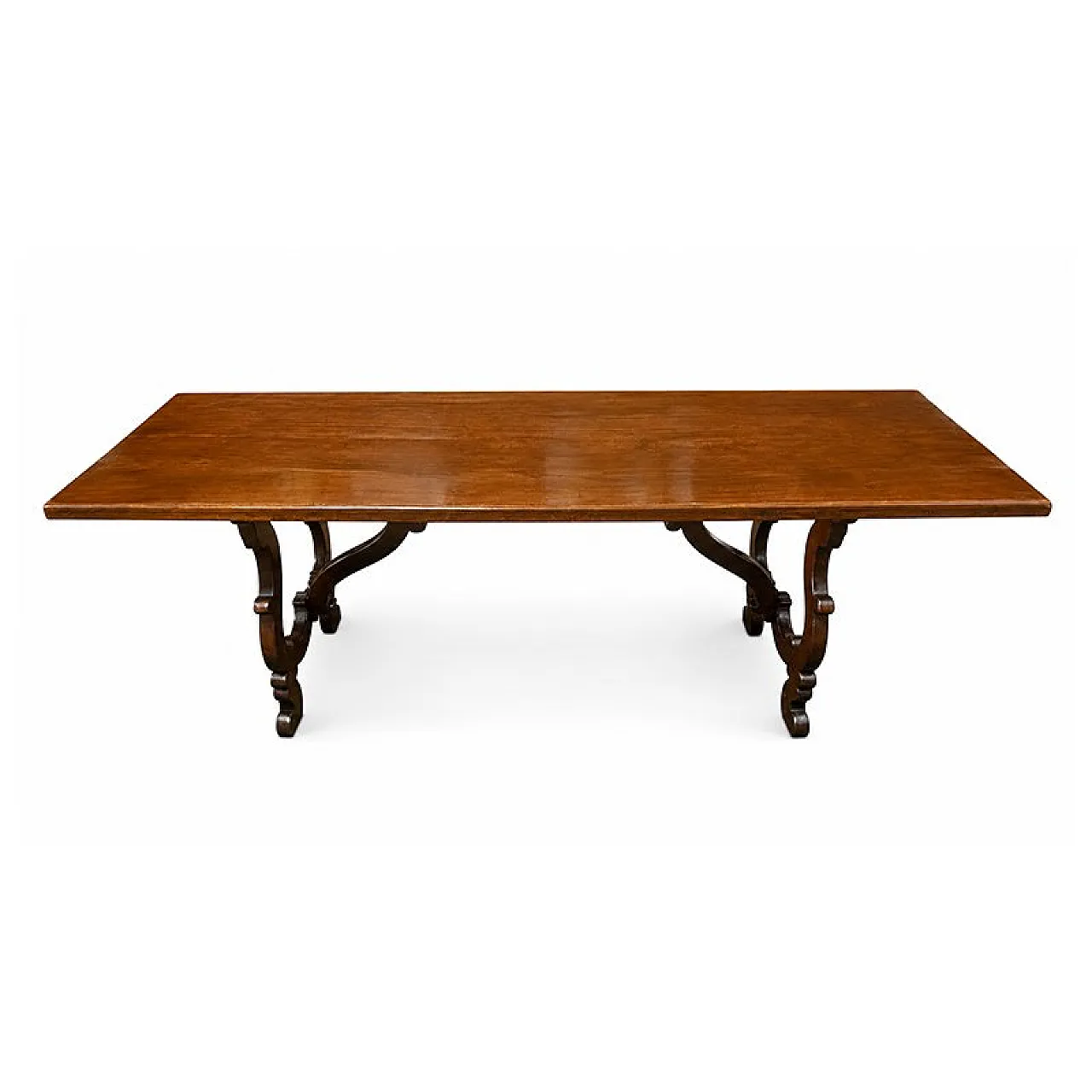 Wooden refectory table, 19th century 1