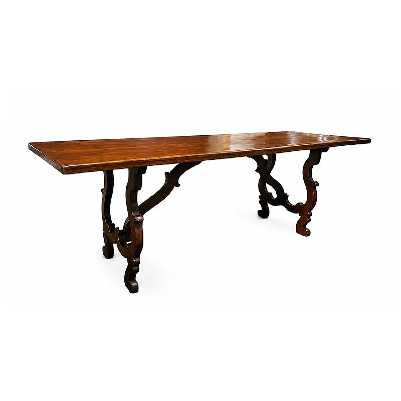 Wooden refectory table, 19th century 2