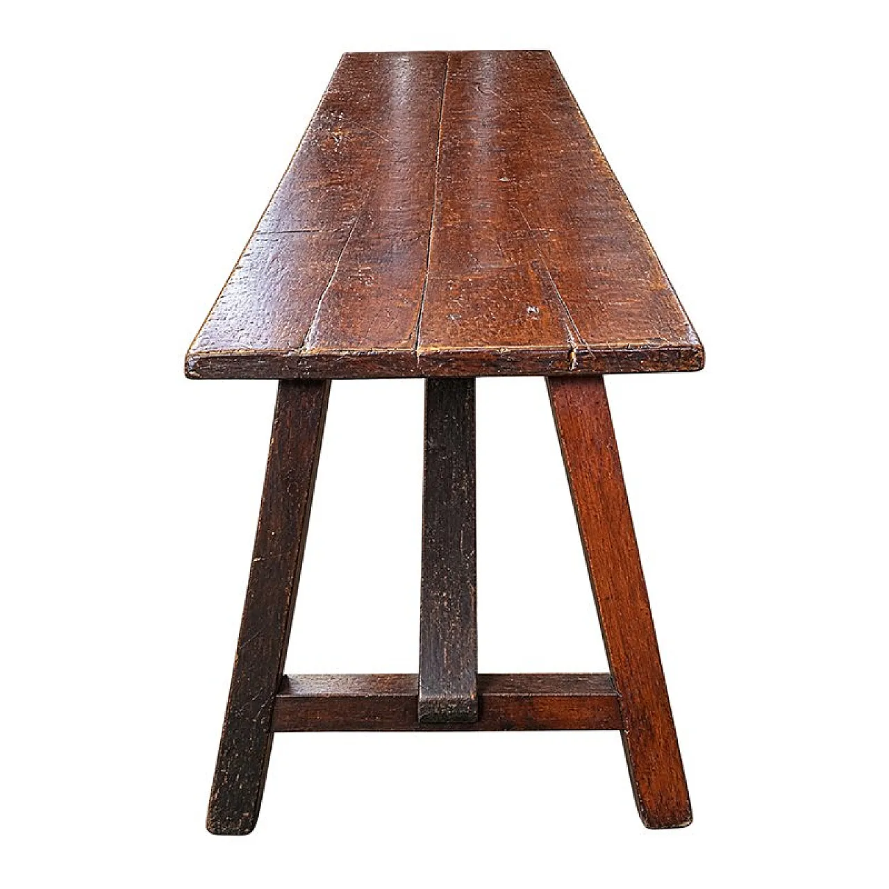 Rustic wooden refectory table, 18th century 6