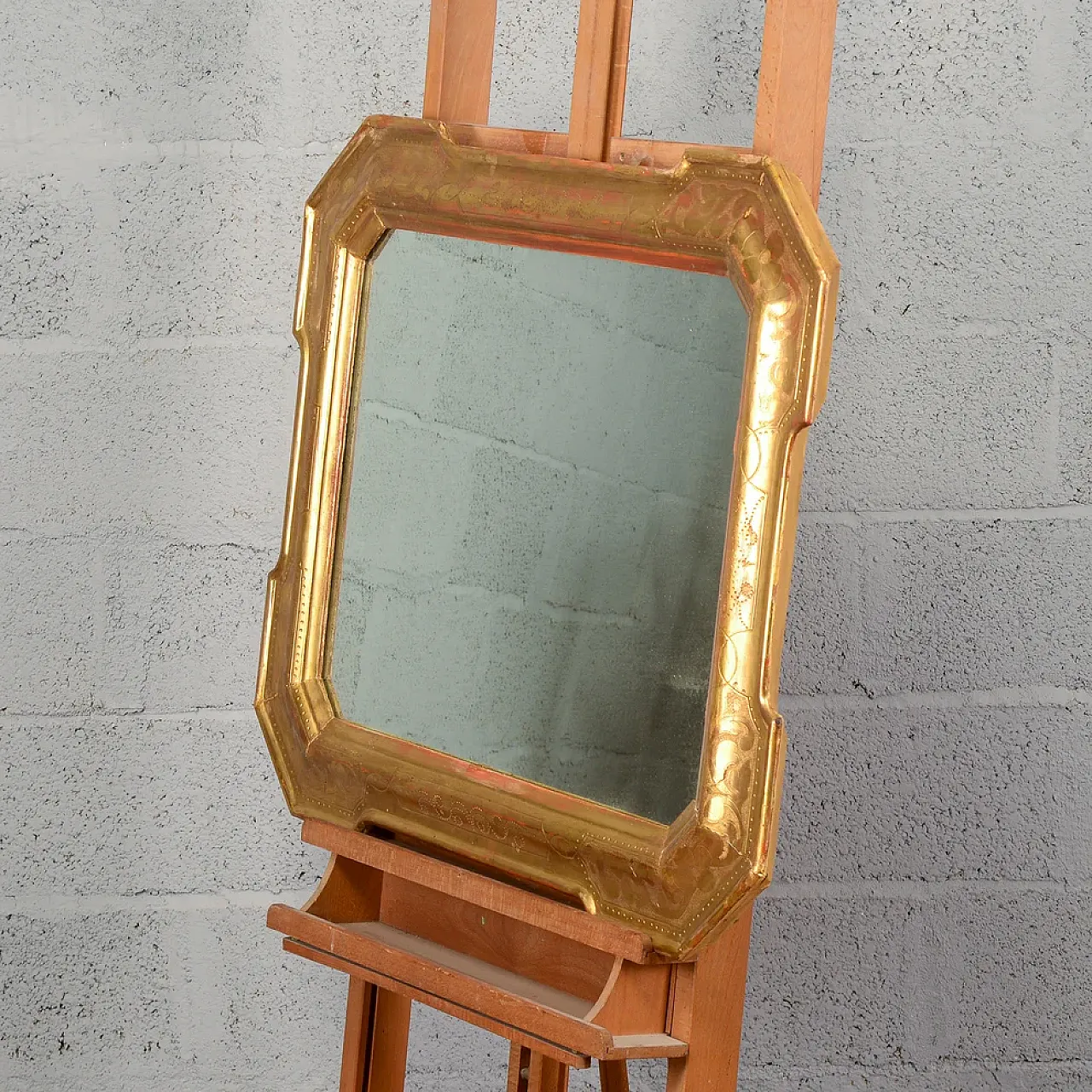 Specchiera dorata, tardo '800 4