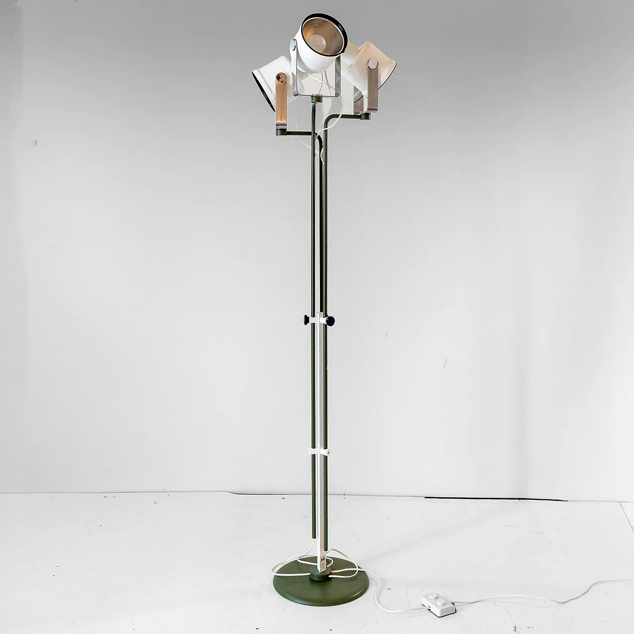 Adjustable floor lamp, Brusasco & G. Torretta for Luci Milano 1