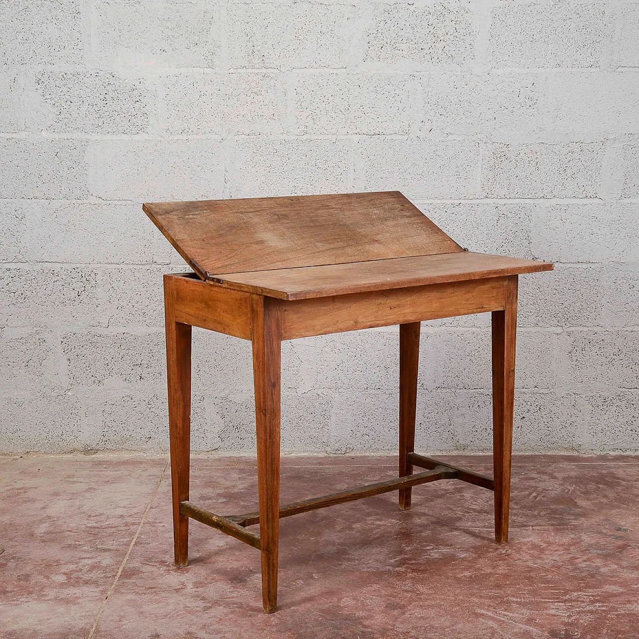 Wooden opening writing table, early 20th century 2