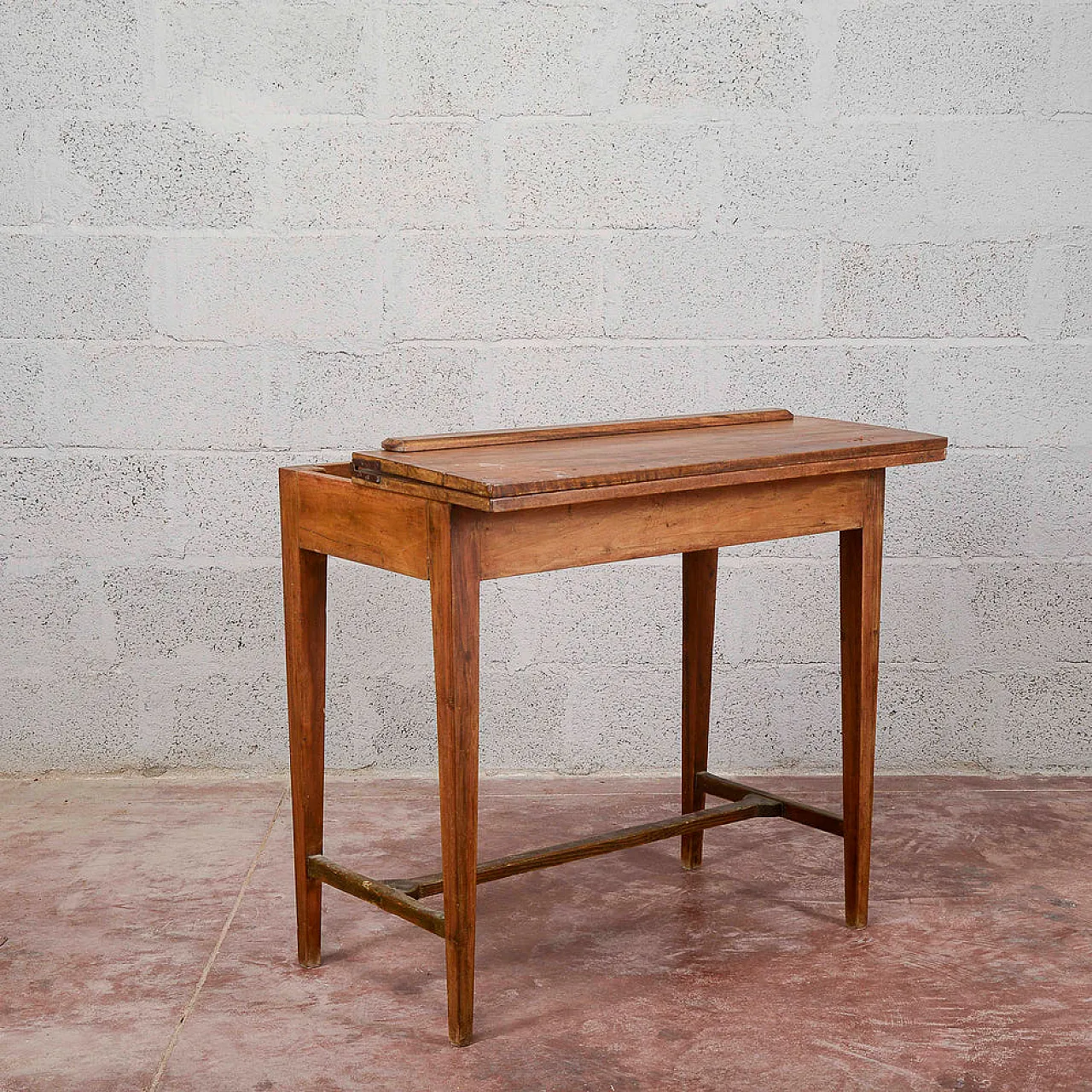 Wooden opening writing table, early 20th century 7