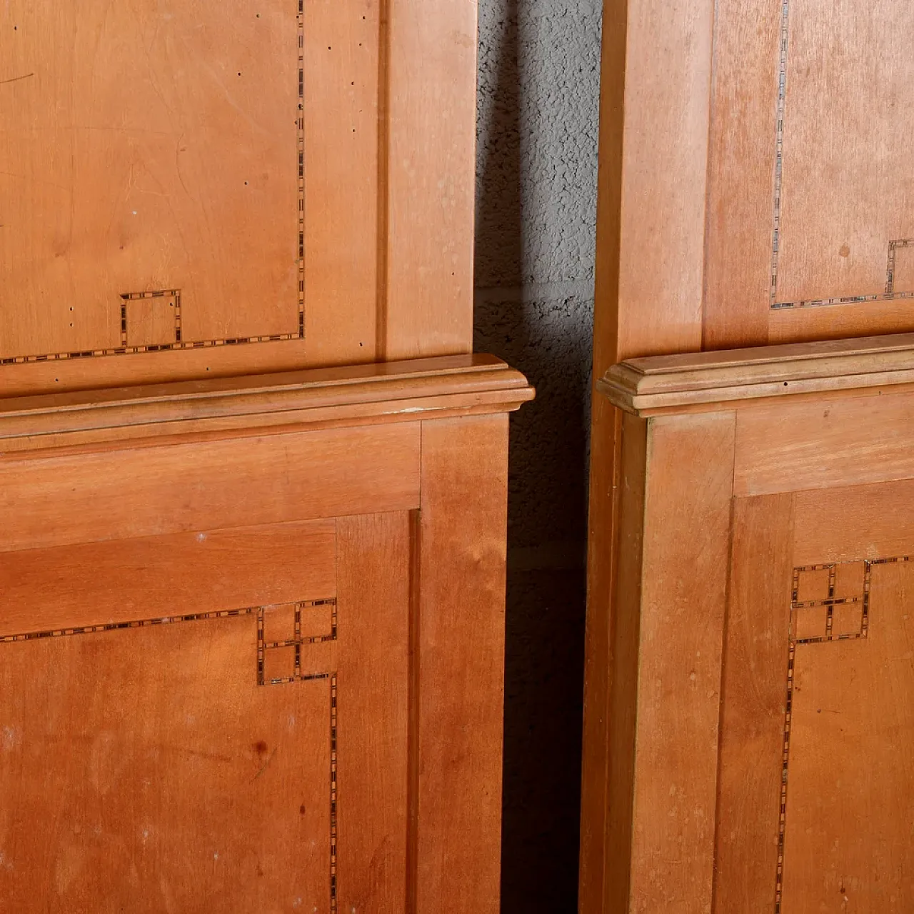 Pair of Art Deco single beds, 1930s 2