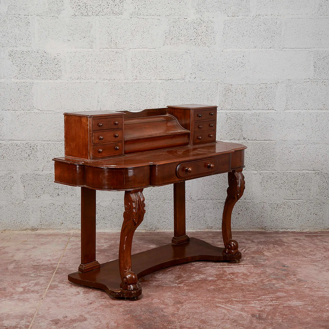 Mahogany desk, 19th century 2