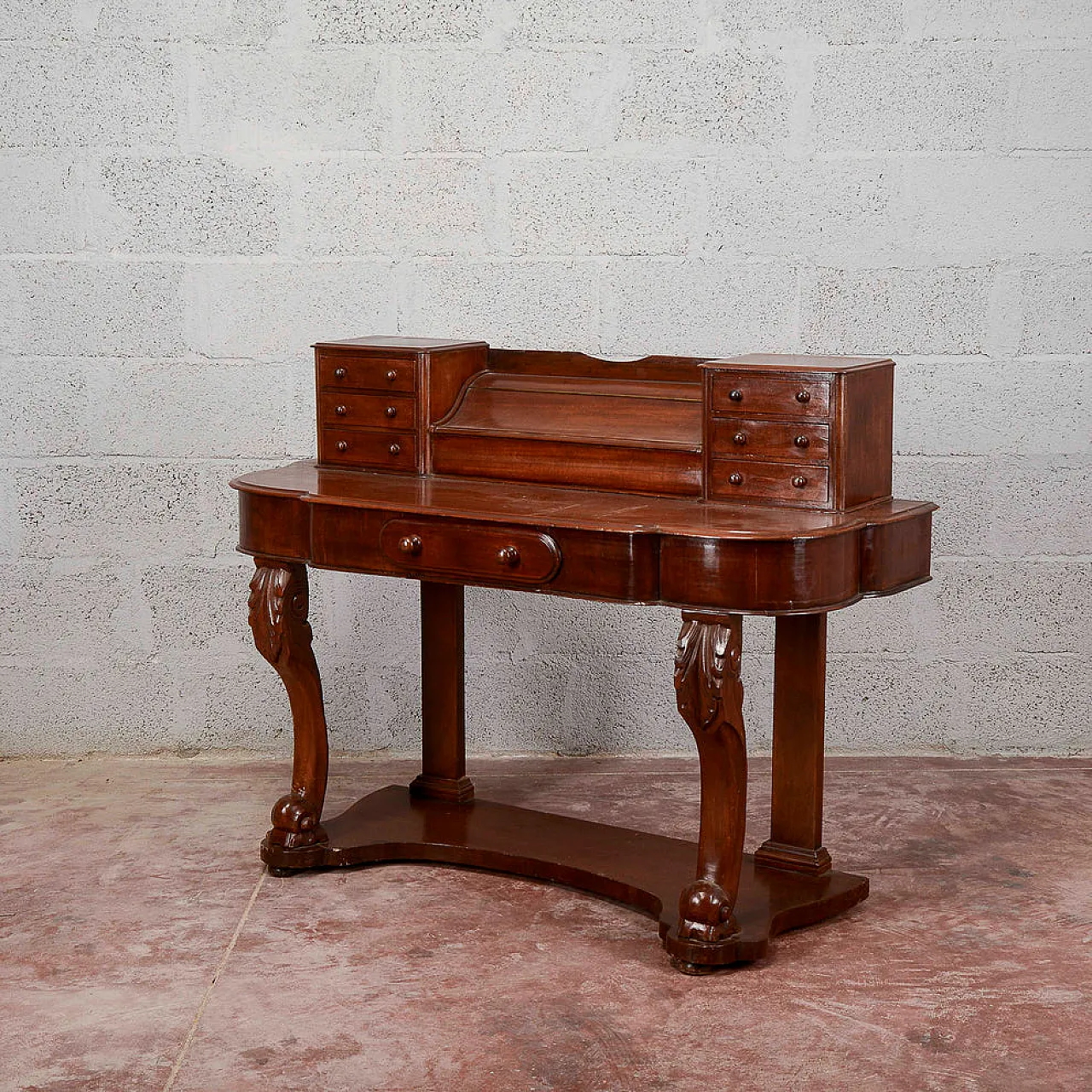 Mahogany desk, 19th century 3