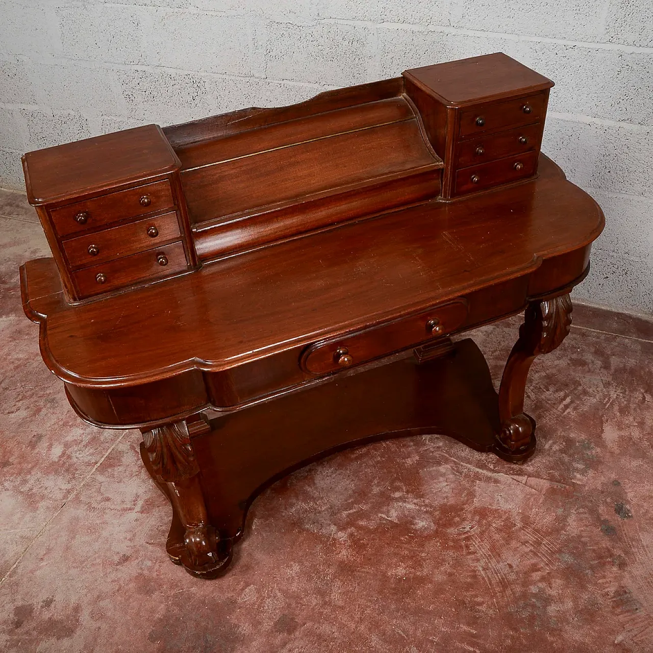 Mahogany desk, 19th century 5