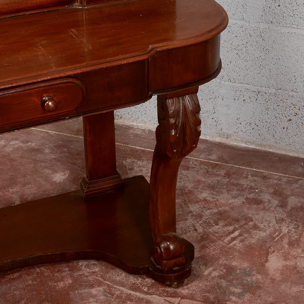 Mahogany desk, 19th century 7