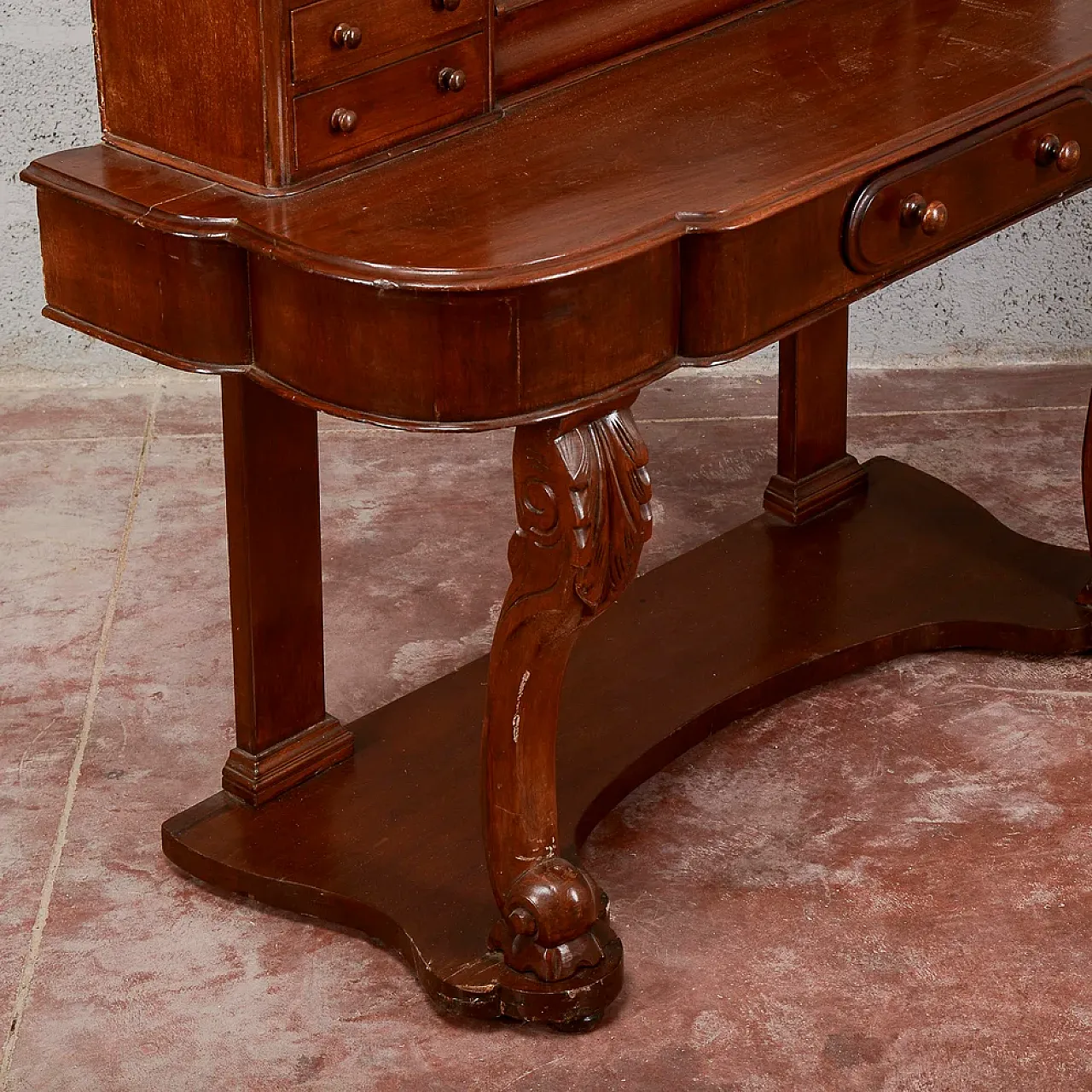 Mahogany desk, 19th century 10
