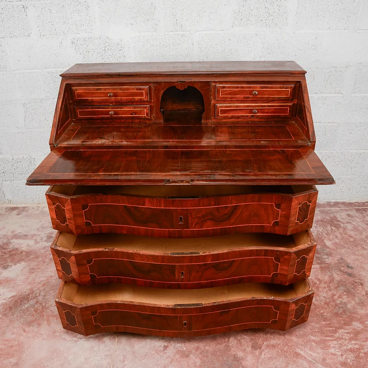 Ribalta in legno con segreti, primo '800 2