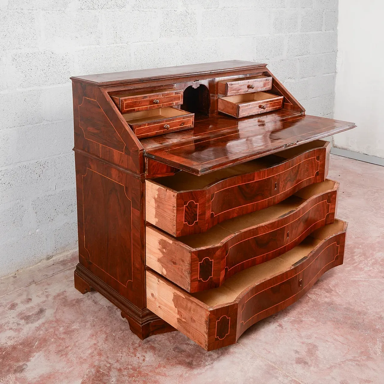 Ribalta in legno con segreti, primo '800 5
