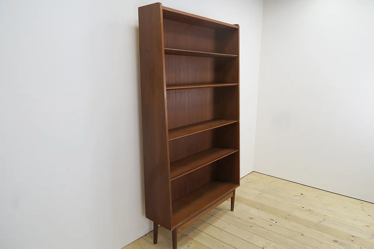 Teak bookcase by Johannes Sorth for Nexø, 1960s 2