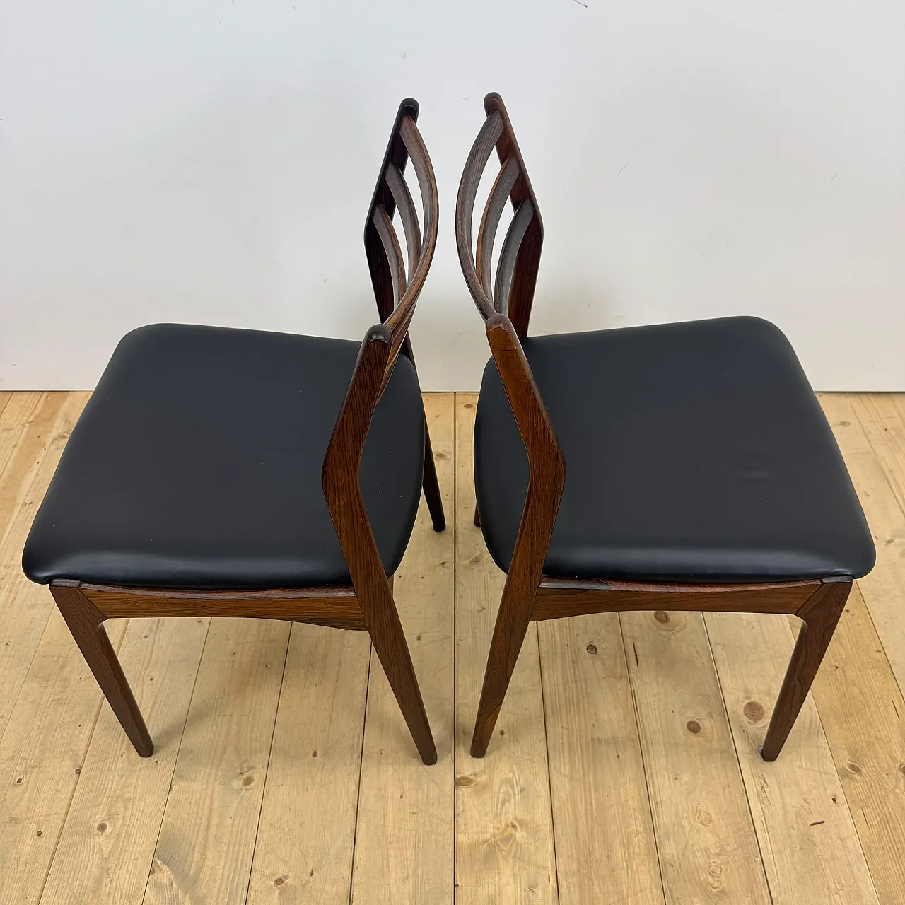 6 Chairs by Vestervig Eriksen in rosewood, 1960s 7