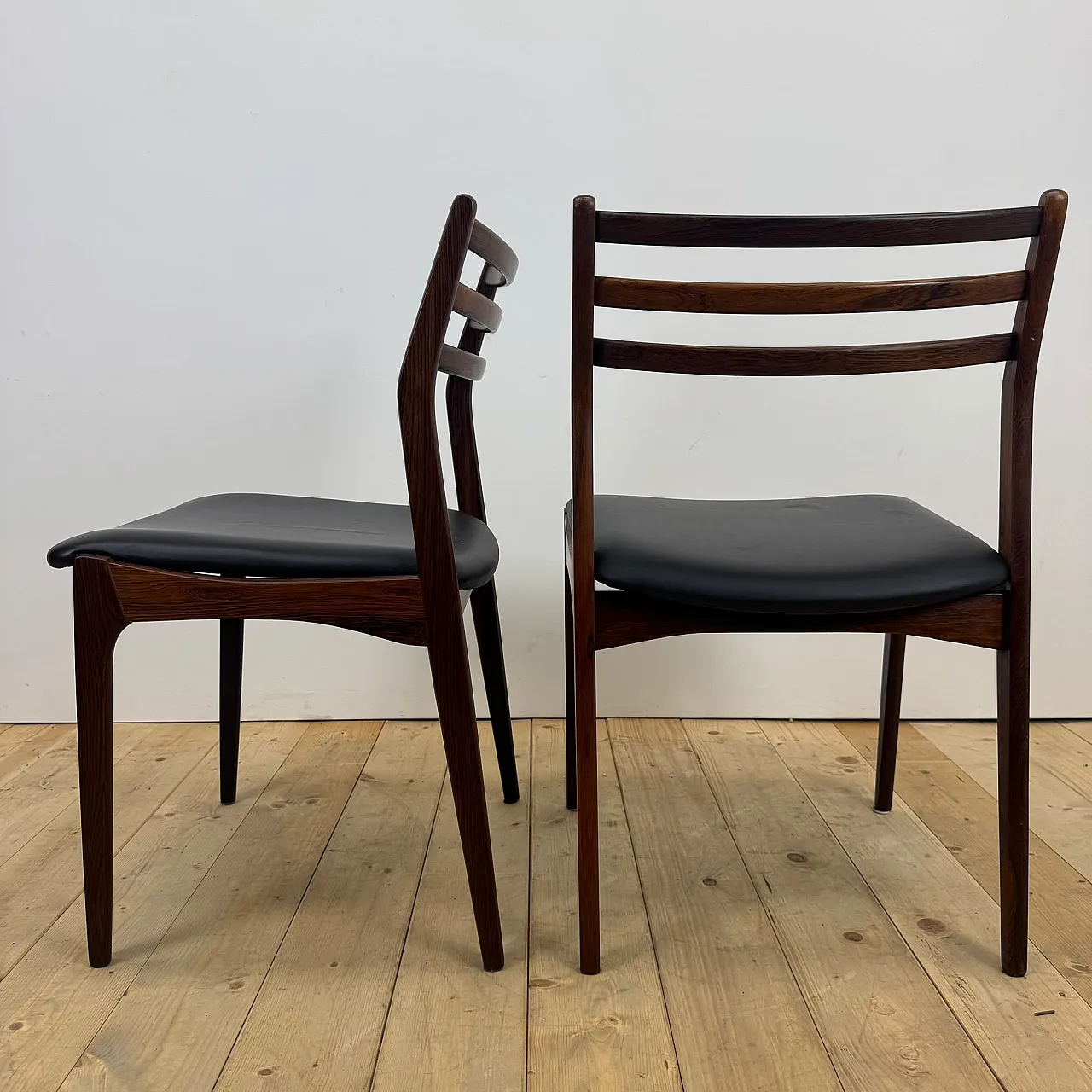 6 Chairs by Vestervig Eriksen in rosewood, 1960s 8