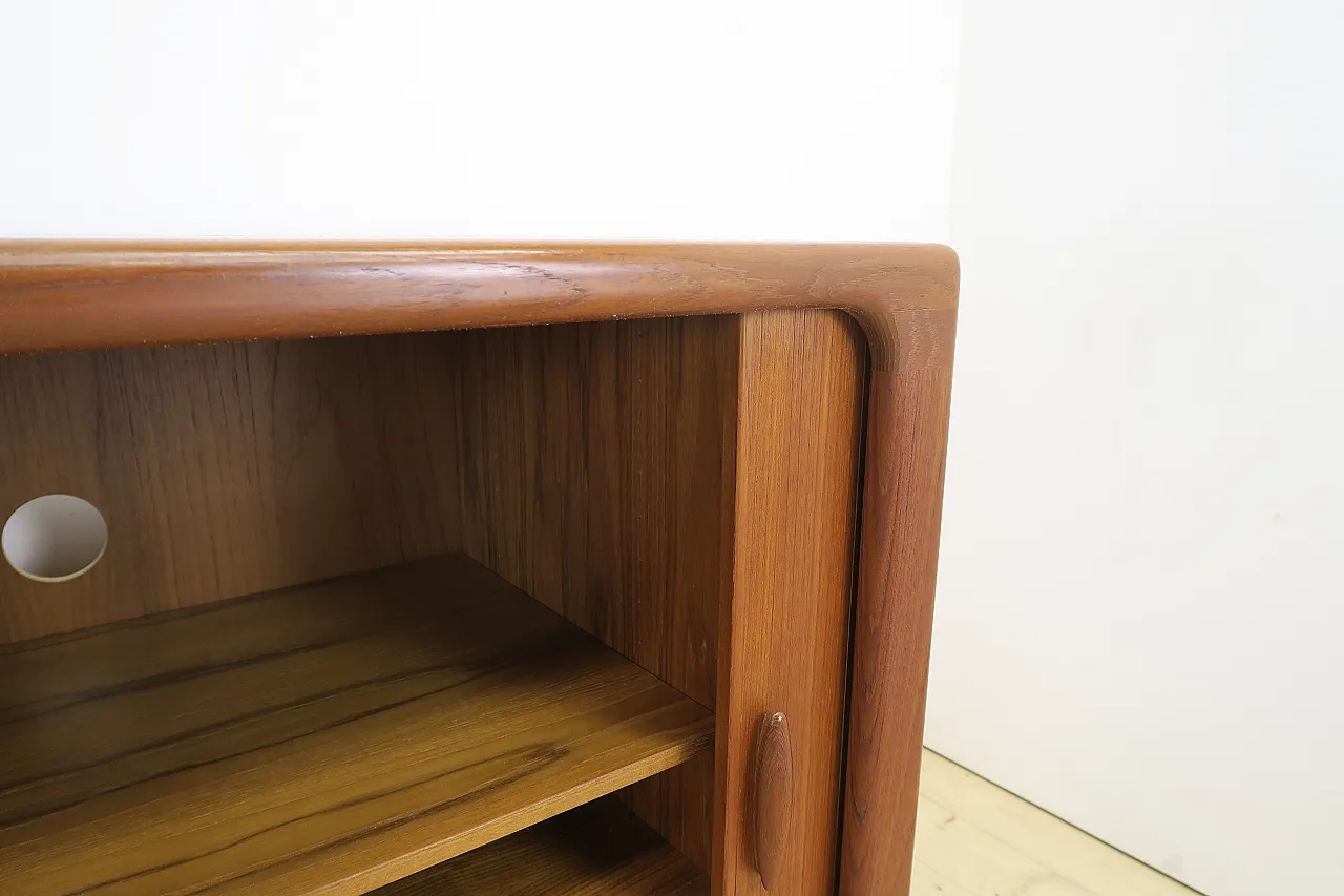 Dyrlund teak sideboard with large shelves and drawers, 1960s 5