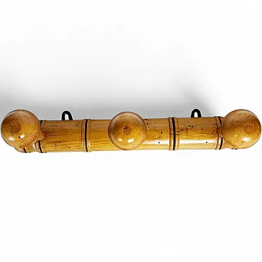 Wooden coat rack, 1940s