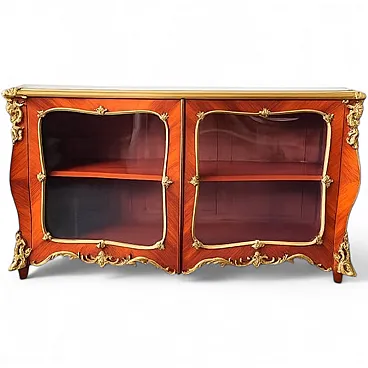 Wooden sideboard with gilded bronze applications, 19th century