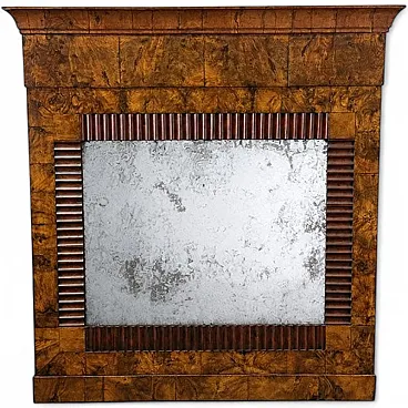 Large briar mirror, 19th century