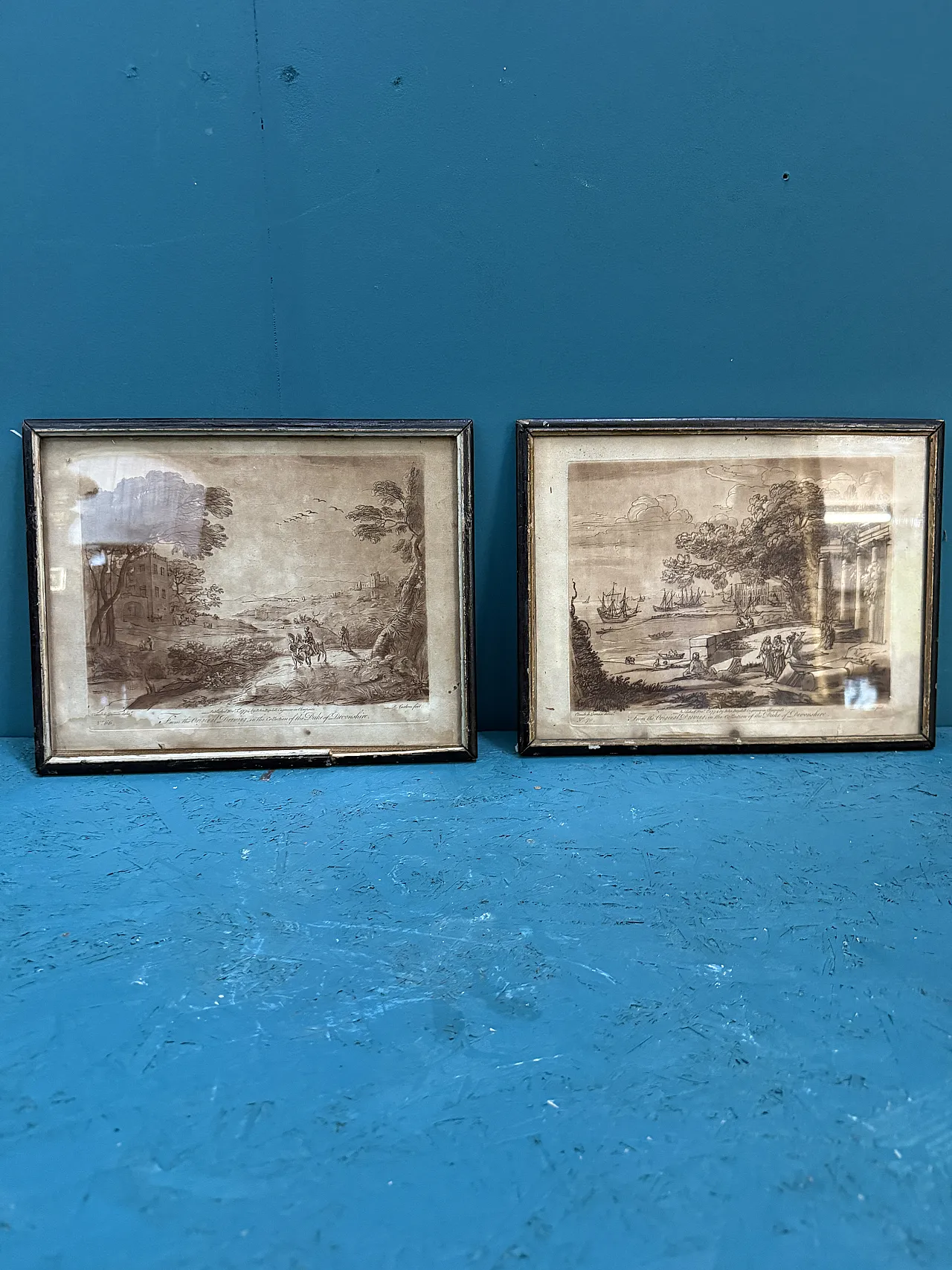 4 Incisioni antiche , Claude Lorrain (Claude Gellée) incise, '600 3