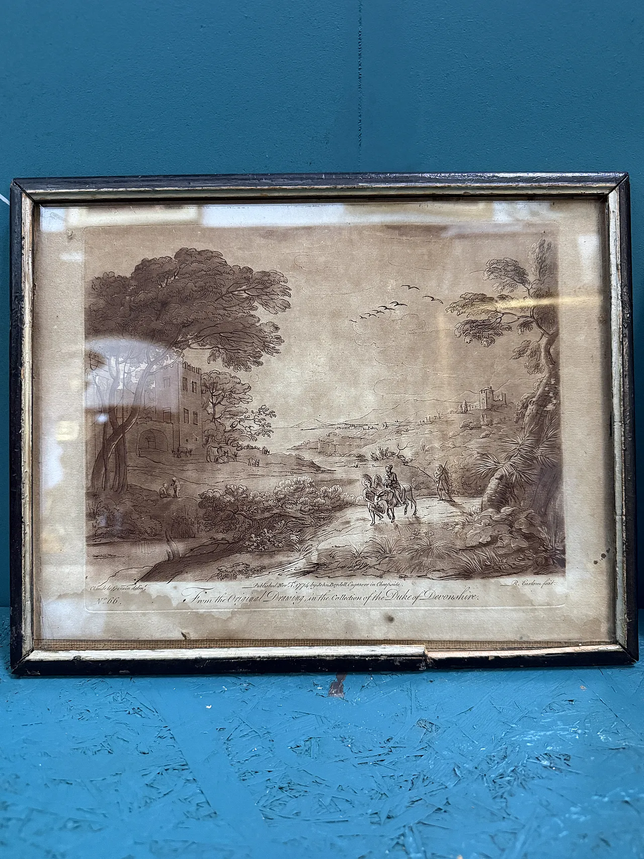 4 Incisioni antiche , Claude Lorrain (Claude Gellée) incise, '600 4