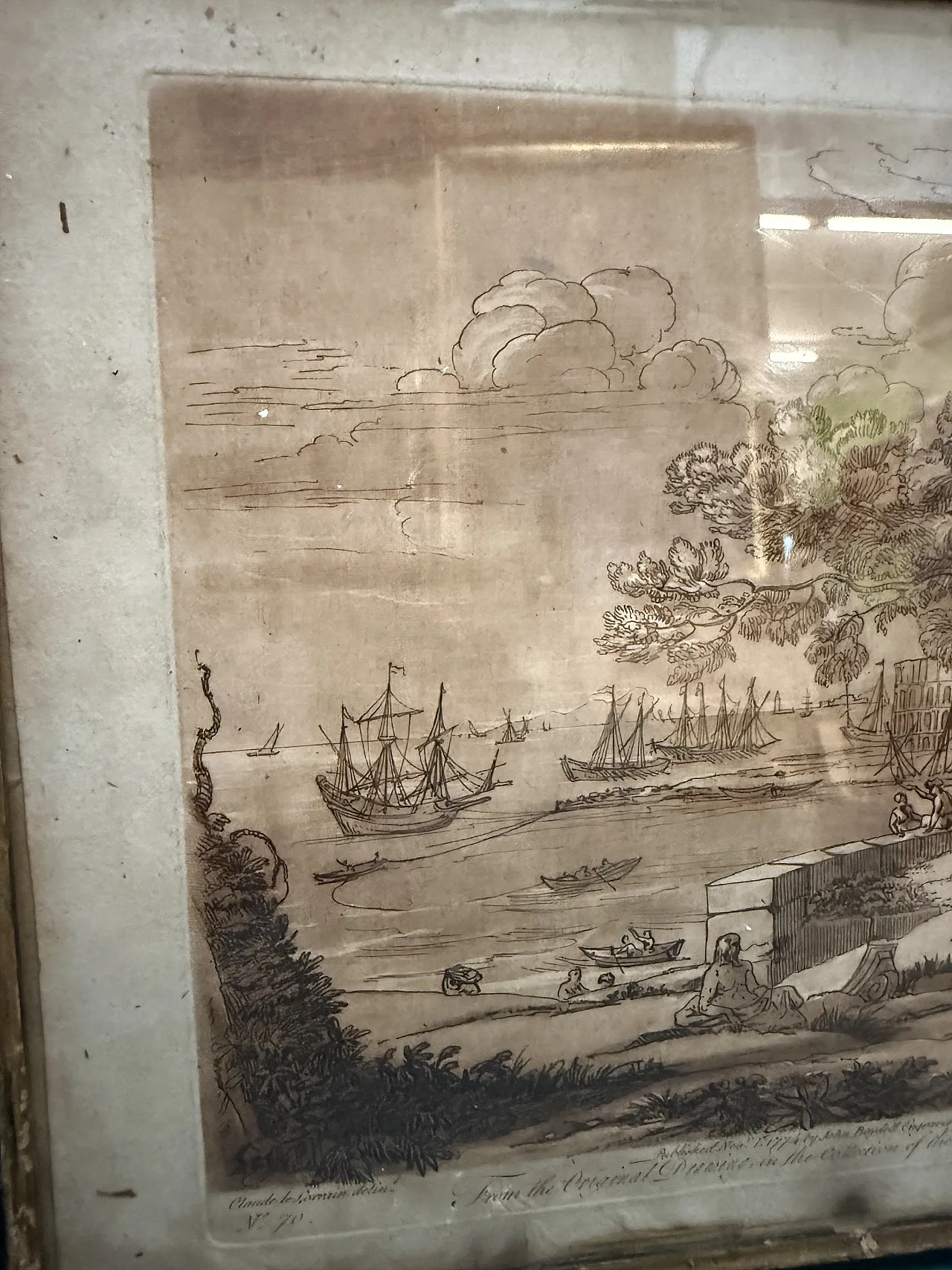 4 Incisioni antiche , Claude Lorrain (Claude Gellée) incise, '600 10