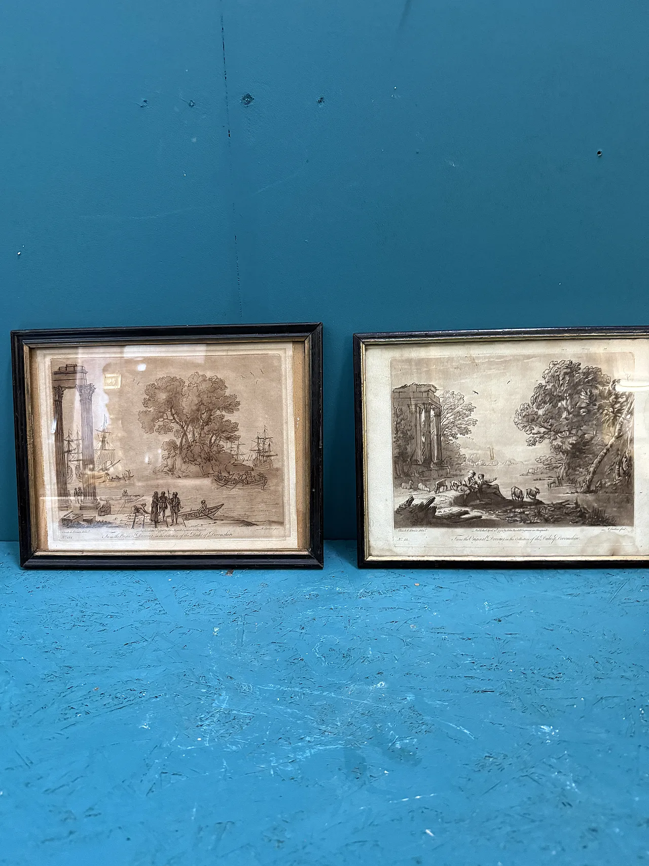 4 Incisioni antiche , Claude Lorrain (Claude Gellée) incise, '600 15