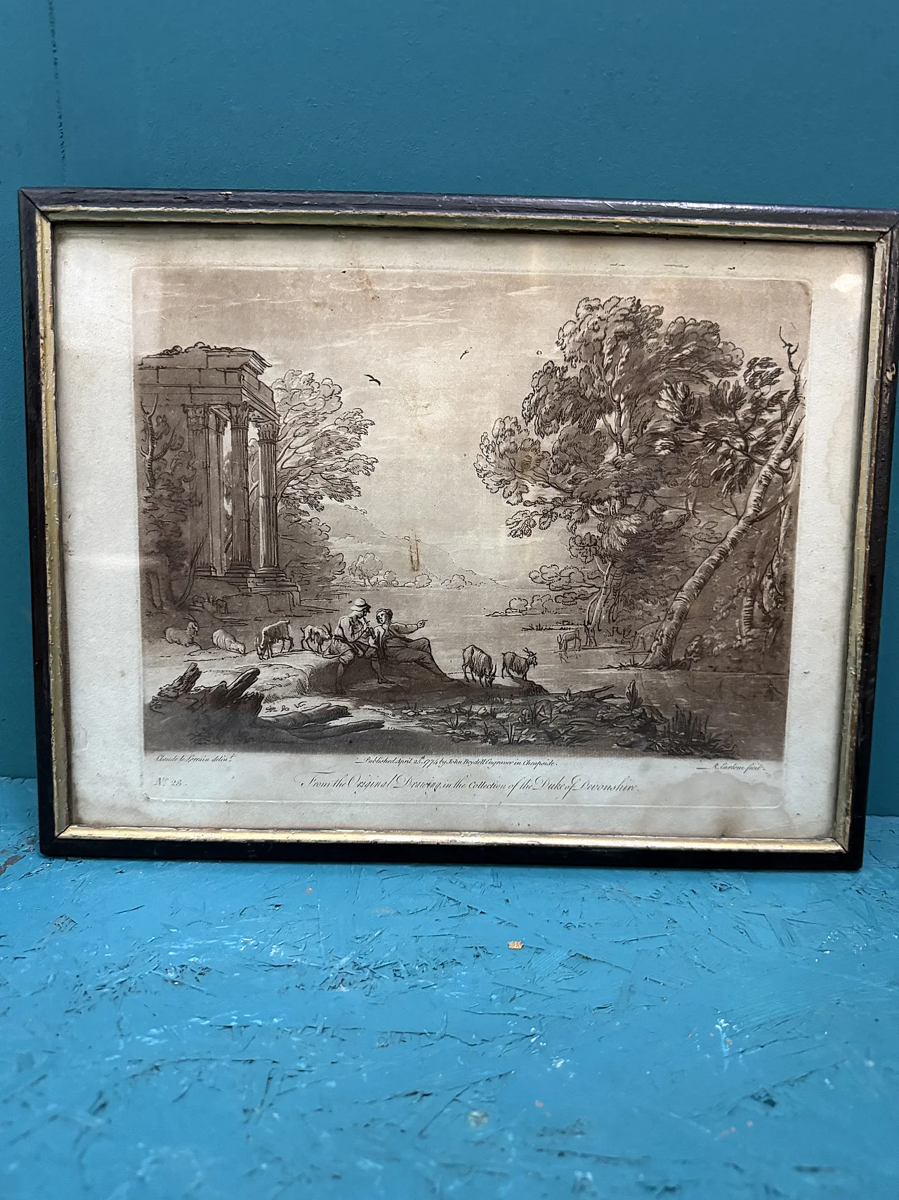 4 Incisioni antiche , Claude Lorrain (Claude Gellée) incise, '600 25
