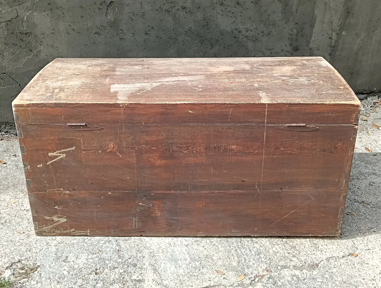 Westinghouse wood trunk with metal details, 1940s 6