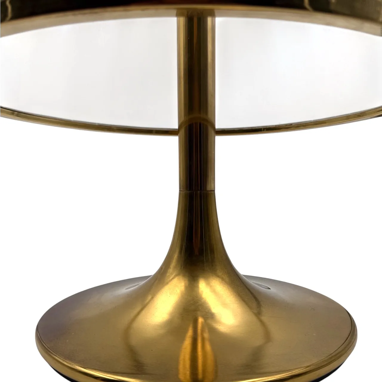 Glass mushroom table lamp, Fabbian, Italy 1970 4