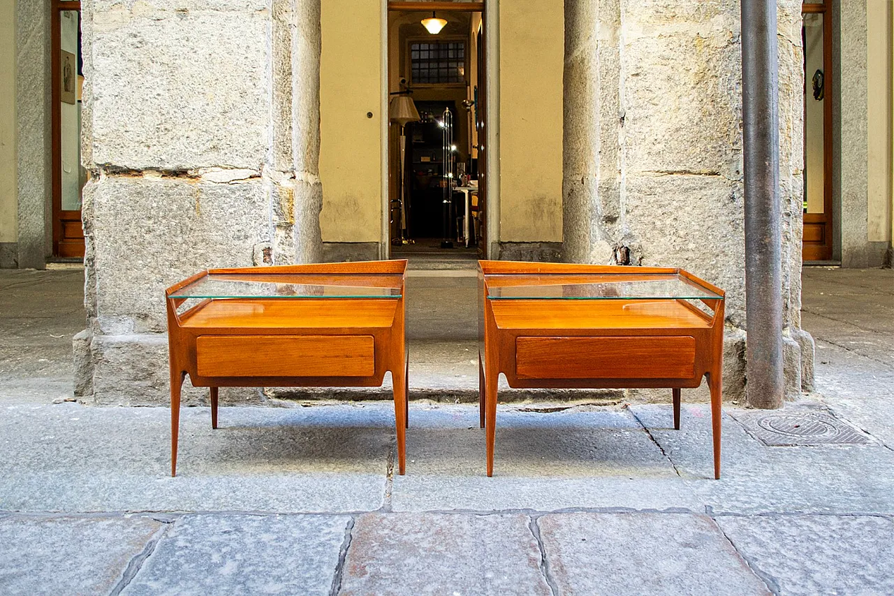Pair of bedside tables by La Permanente Mobili Cantù, 1960s 1