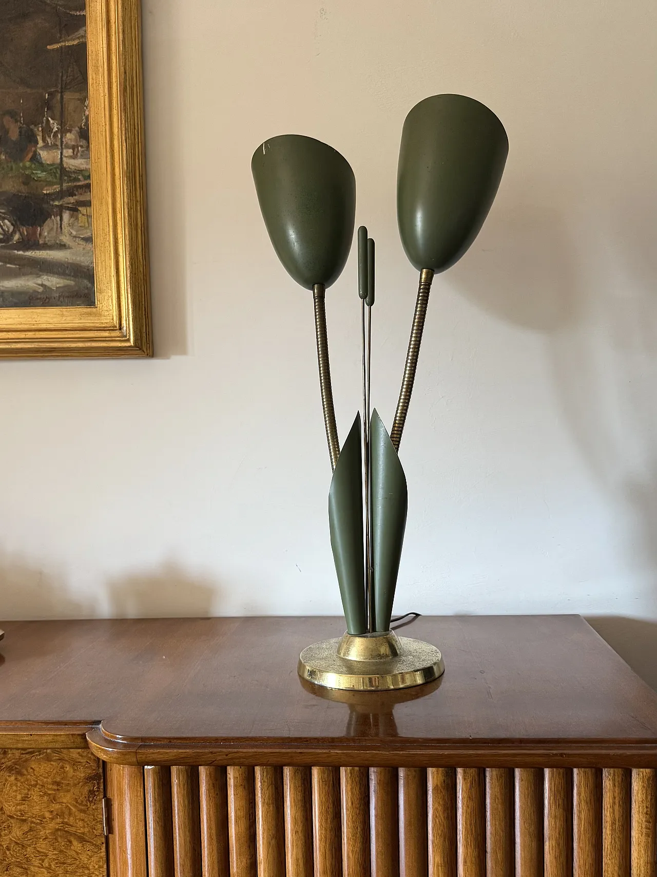 Mid-century flower lamp, Italy, 1960 2