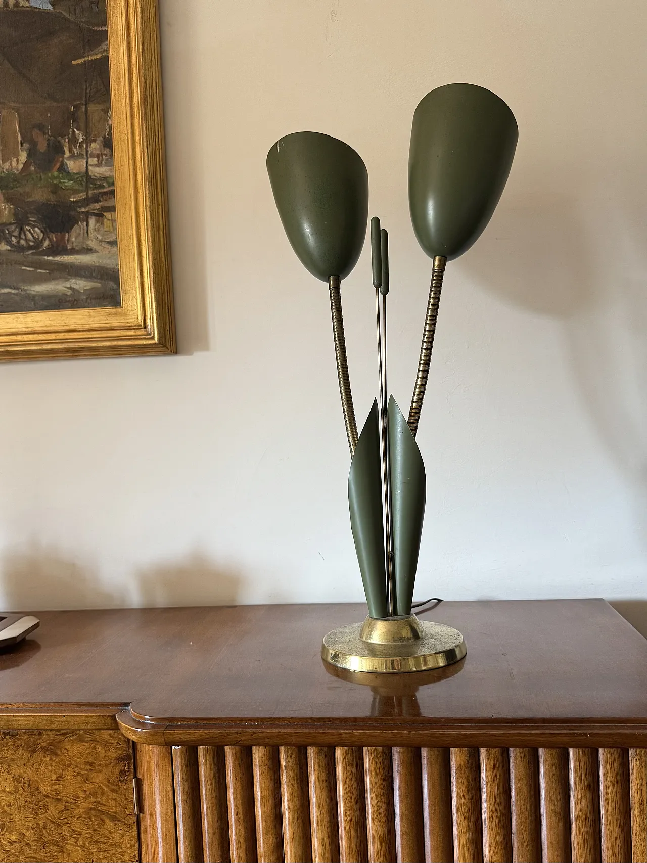 Mid-century flower lamp, Italy, 1960 3