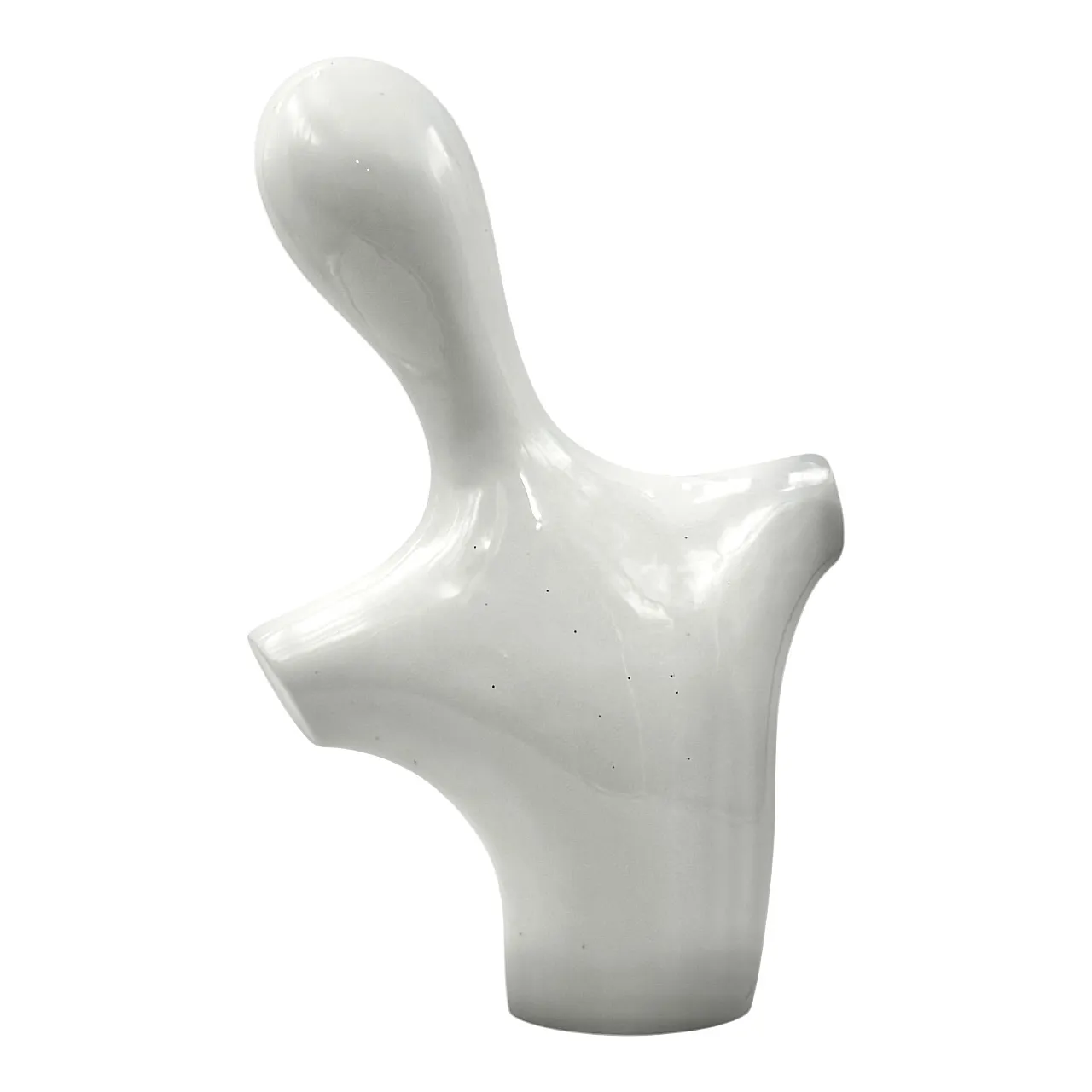 Busto scultoreo postmoderno in ceramica, Italia, anni ’80 1