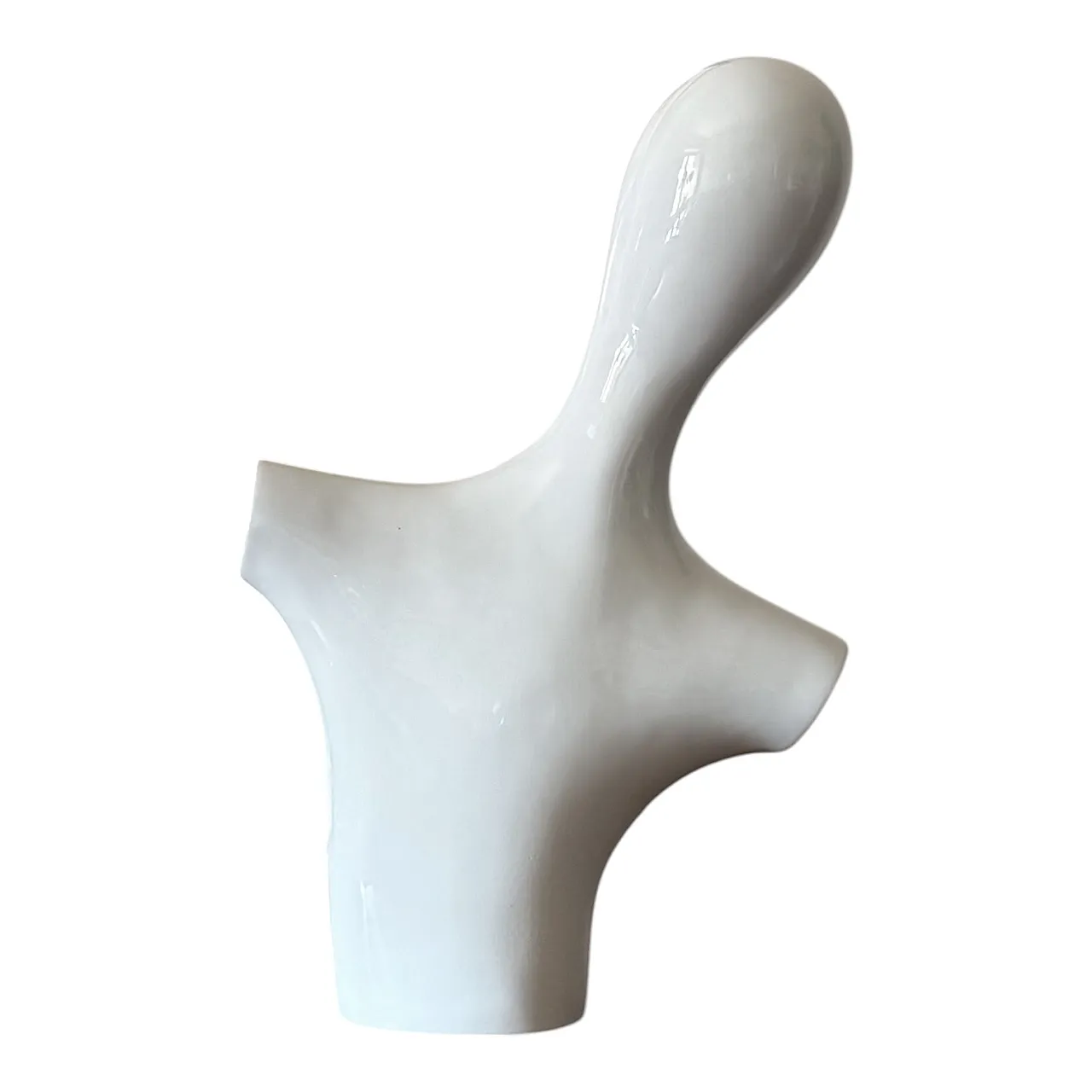 Busto scultoreo postmoderno in ceramica, Italia, anni ’80 6