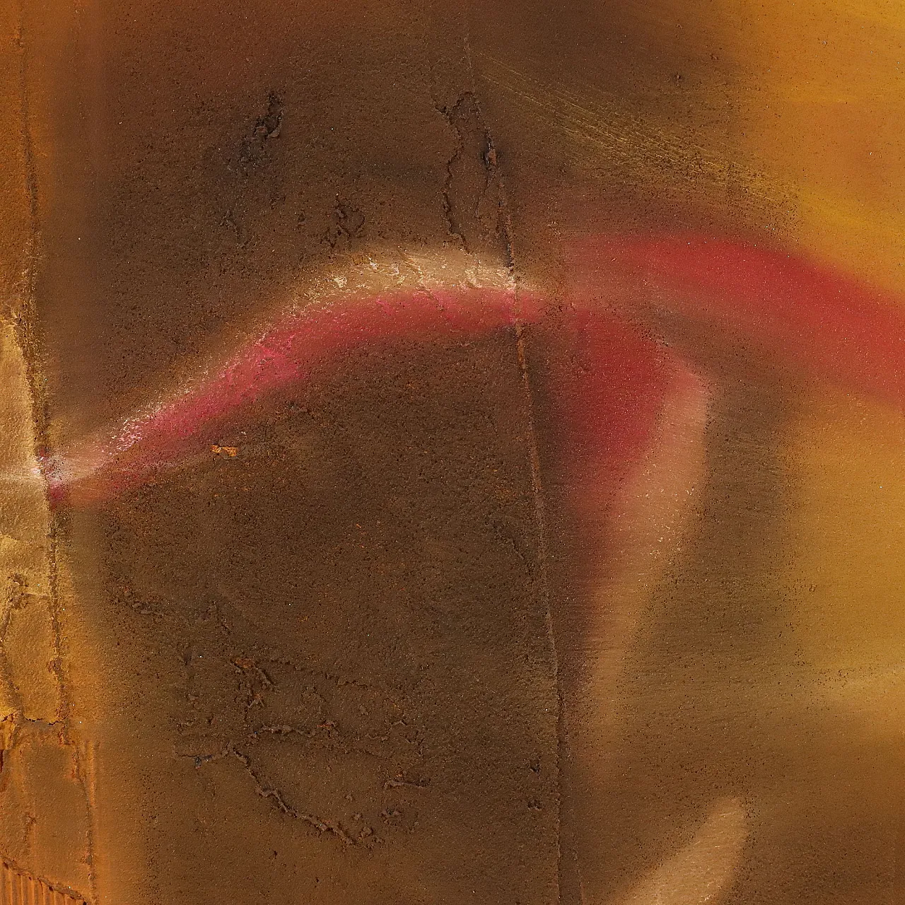 Painting by Gianpietro Cavenaghi, mixed media on canvas, 20th century 5