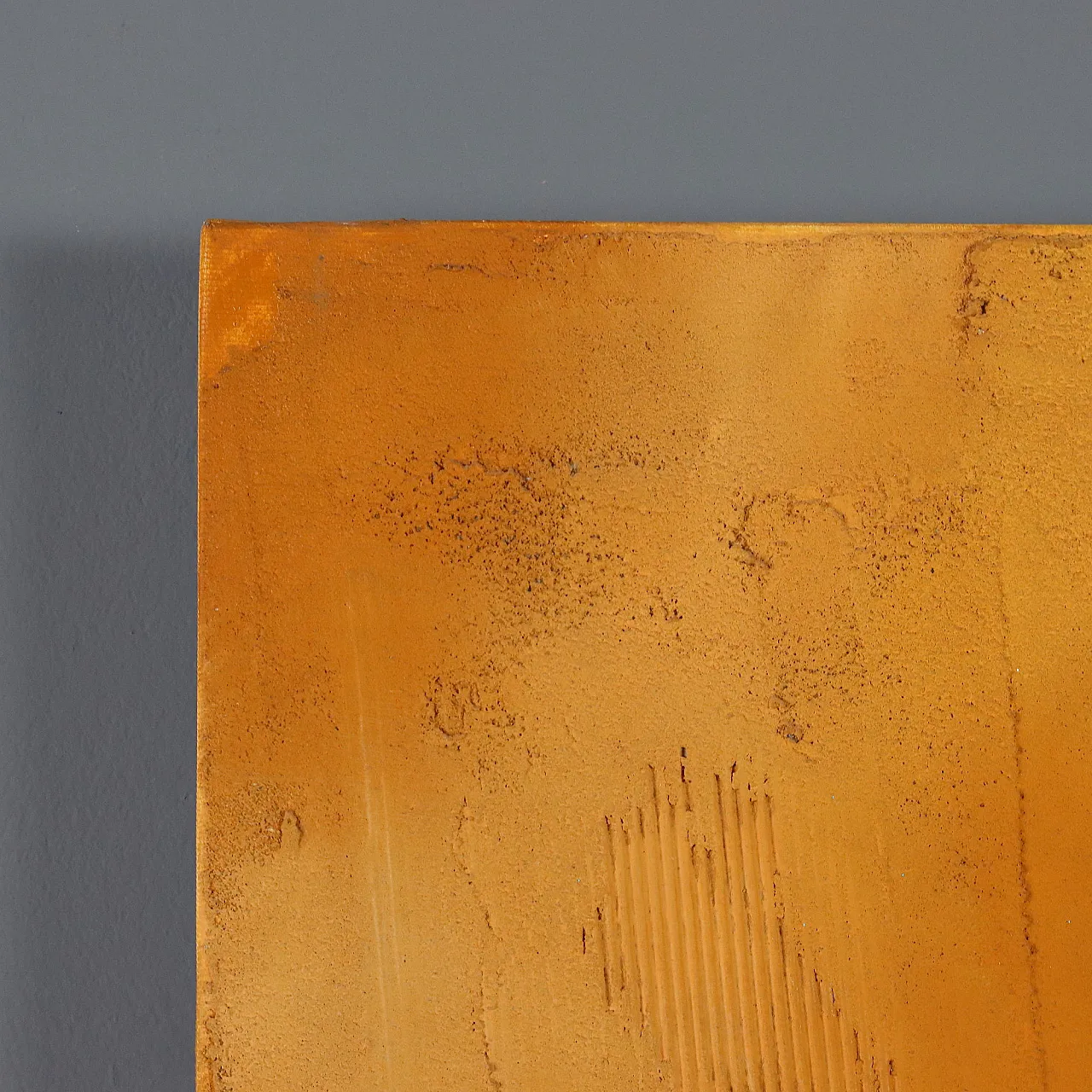 Painting by Gianpietro Cavenaghi, mixed media on canvas, 20th century 7