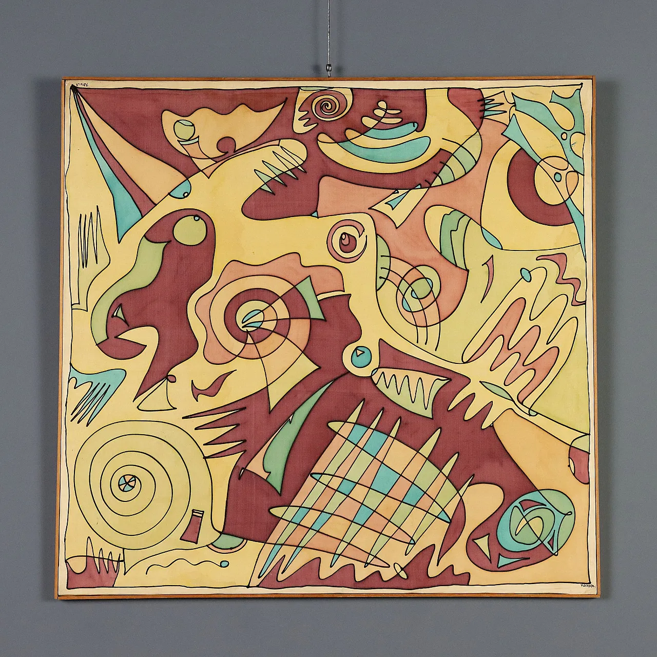 Painting by Maria Mesch, oil on canvas, 2000s 1