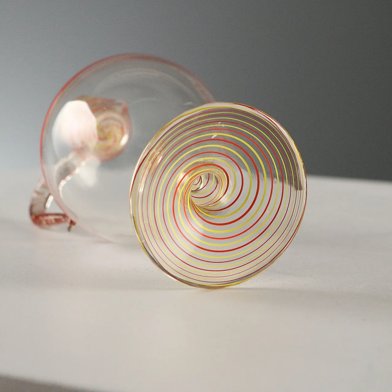 Blown glass decanter Manufactured in Murano, 20th century 6