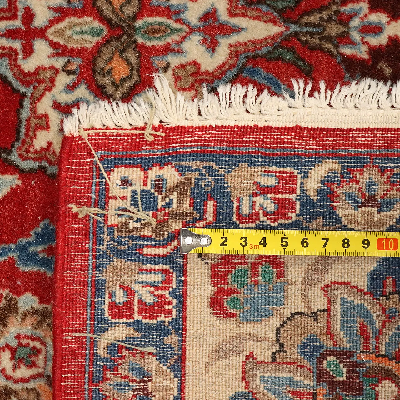 Tappeto Isfahan in cotone e lana, '900 7