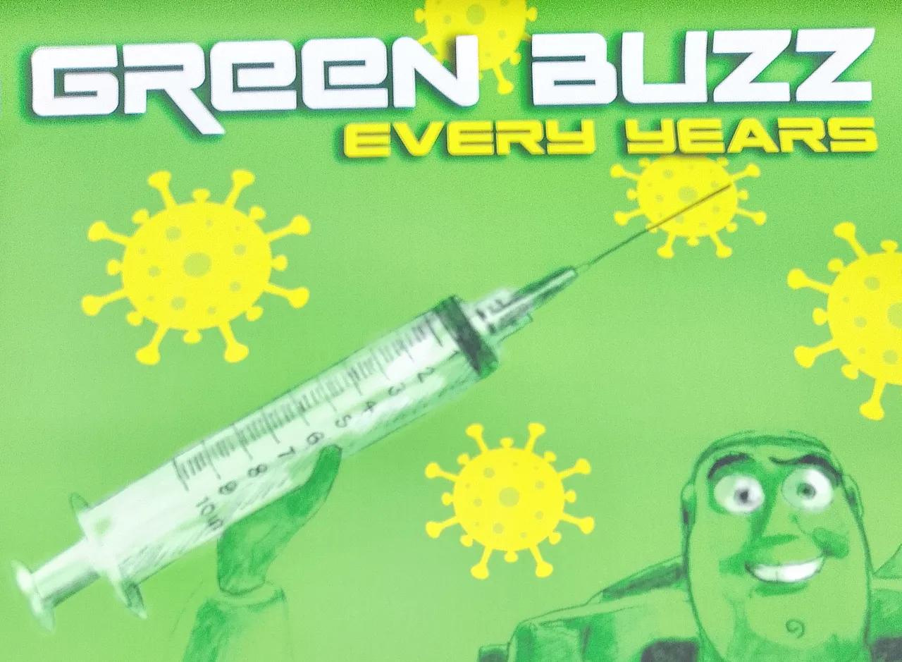 "Green Buzzi every years" poster 4