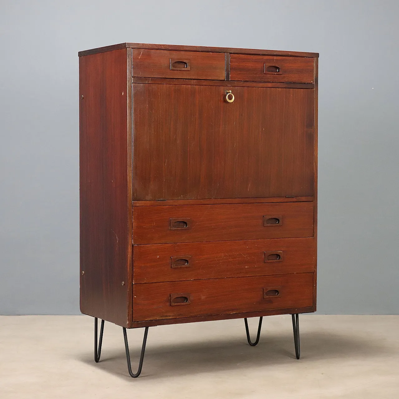 Credenza in mogano, anni '60 1