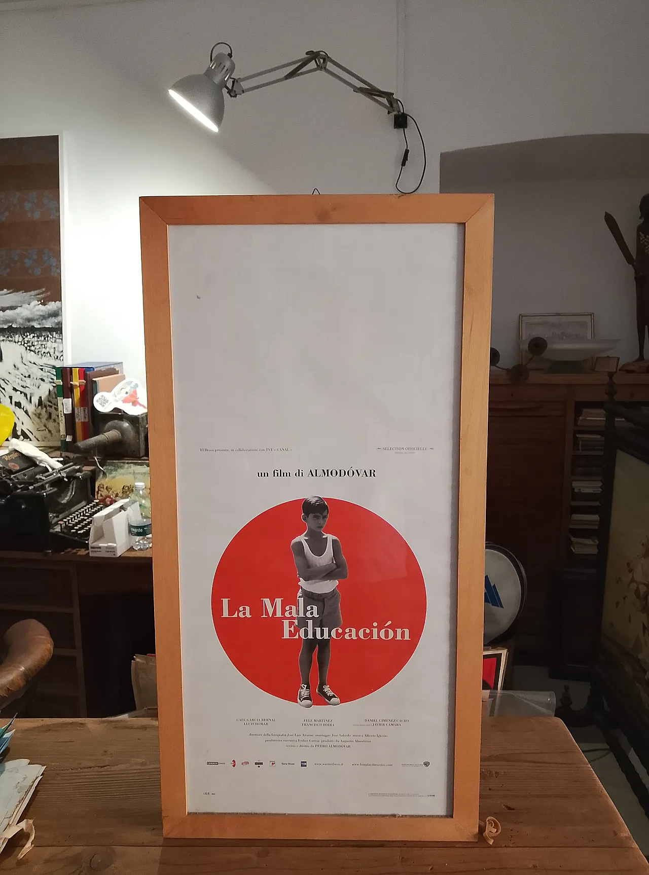 Film poster "La mala education" a film by Almódovar, 2000s 4