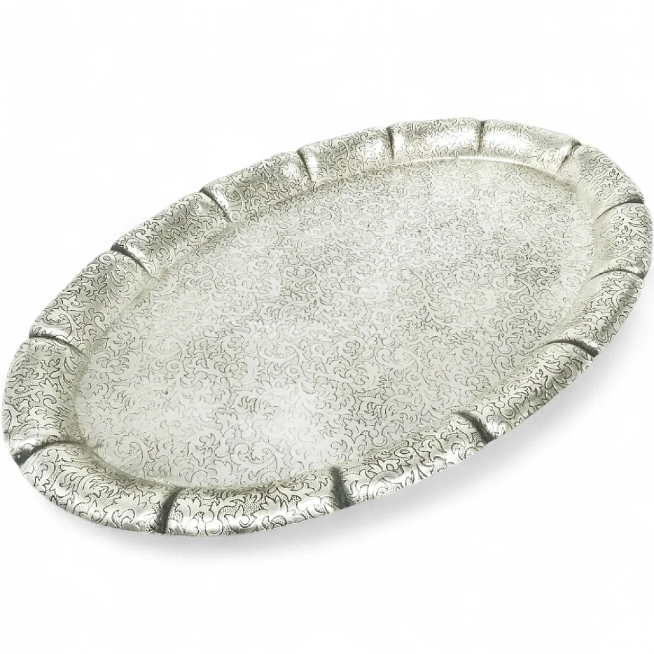 Art Nouveau Guilloched Tray from Sandrik, Austro-Hungarian Empire, 190 6