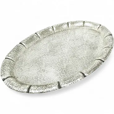 Art Nouveau Guilloched Tray from Sandrik, Austro-Hungarian Empire, 190